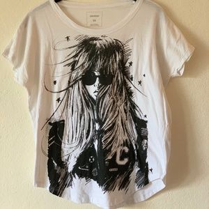 Converse White and Black Design T-Shirt